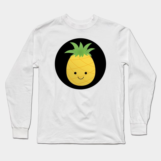 He's Happy Because He's Tropical Long Sleeve T-Shirt by pastryho